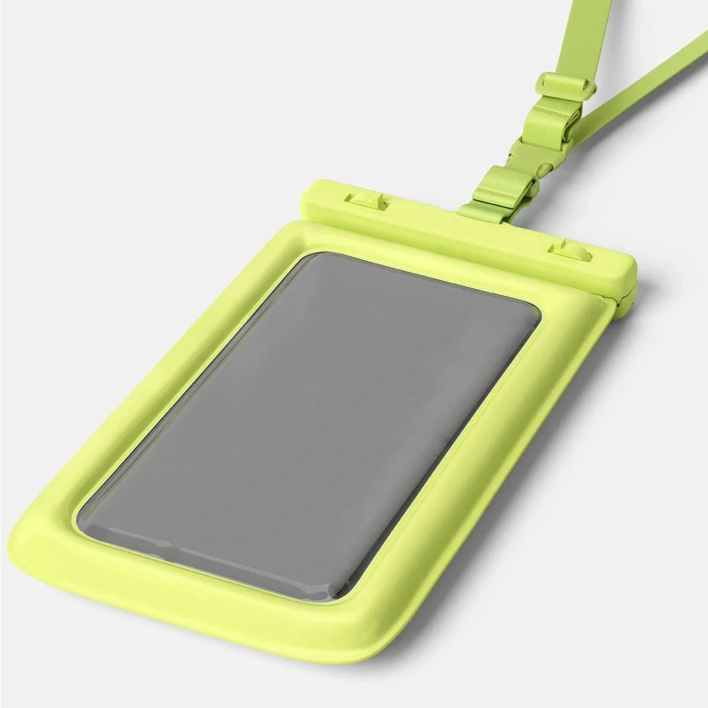 NWT heyday™ Waterproof Phone Pouch w/ Lanyard – Pastel Lime